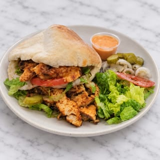 Pita. Spicy Chicken