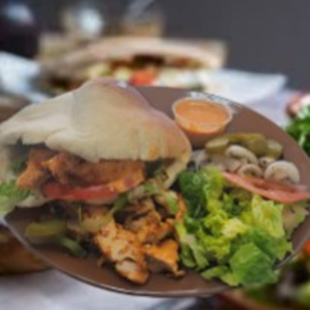Spicy Chicken Pita.