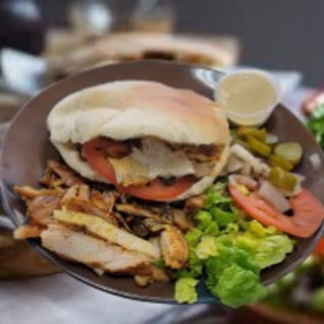Chicken Shawarma Pita.