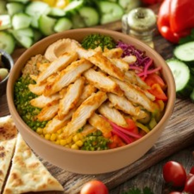 Chicken over Rice.