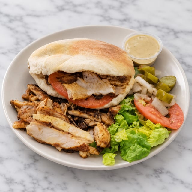 Chicken Shawarma Pita.