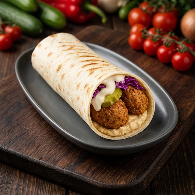 Falafel Wrap.